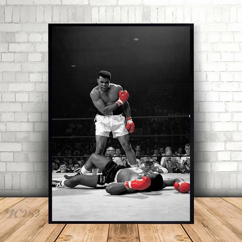 Legenda Boxer Star Plagát Box Plátno na Stenu Umenie Plagáty a Tlačí na Steny Interiéru Cuadros Obývacia Izba Domov Chlapci Miestnosti Dekorácie Darček