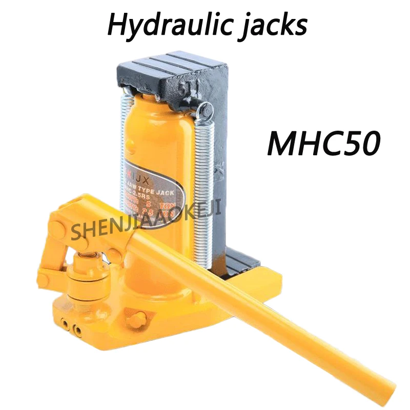 Pazúr hydraulické jack MHC50 Hydraulické jack Hydraulické zdvíhanie stroja háčik jack Bold jar Top load 50T Žiadny únik oleja 1PC
