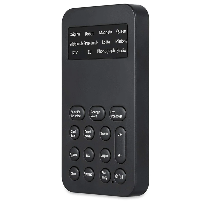 Voice Changer Ručný Mikrofón, Voice Changer So Zvukom Multifunkčné Účinky Stroj Pre Telefón/PS4 (S9)