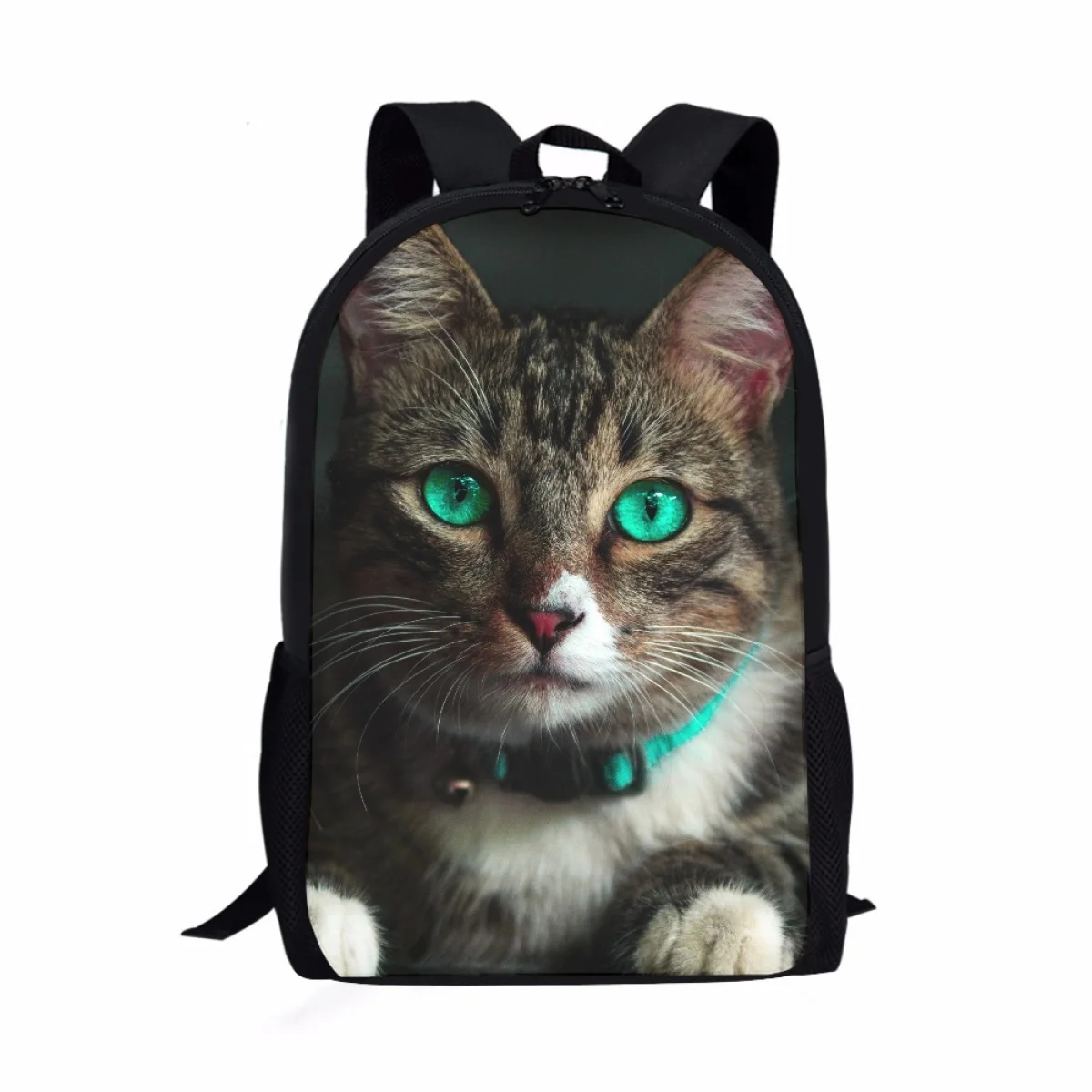 Klasické Mačka 3D Tlač Školský Batoh Pre Dievčatá Chlapci Bookbag Kvalitné Školské tašky Pre Student Notebook Batoh Školské potreby